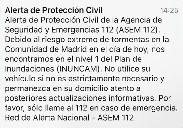 Mensaje de Protección Civil así funciona el sistema de alertas usado